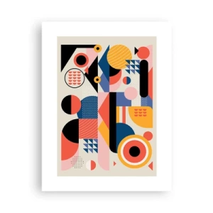 Poster - Komposition: Na, los, spiel! - 30x40 cm