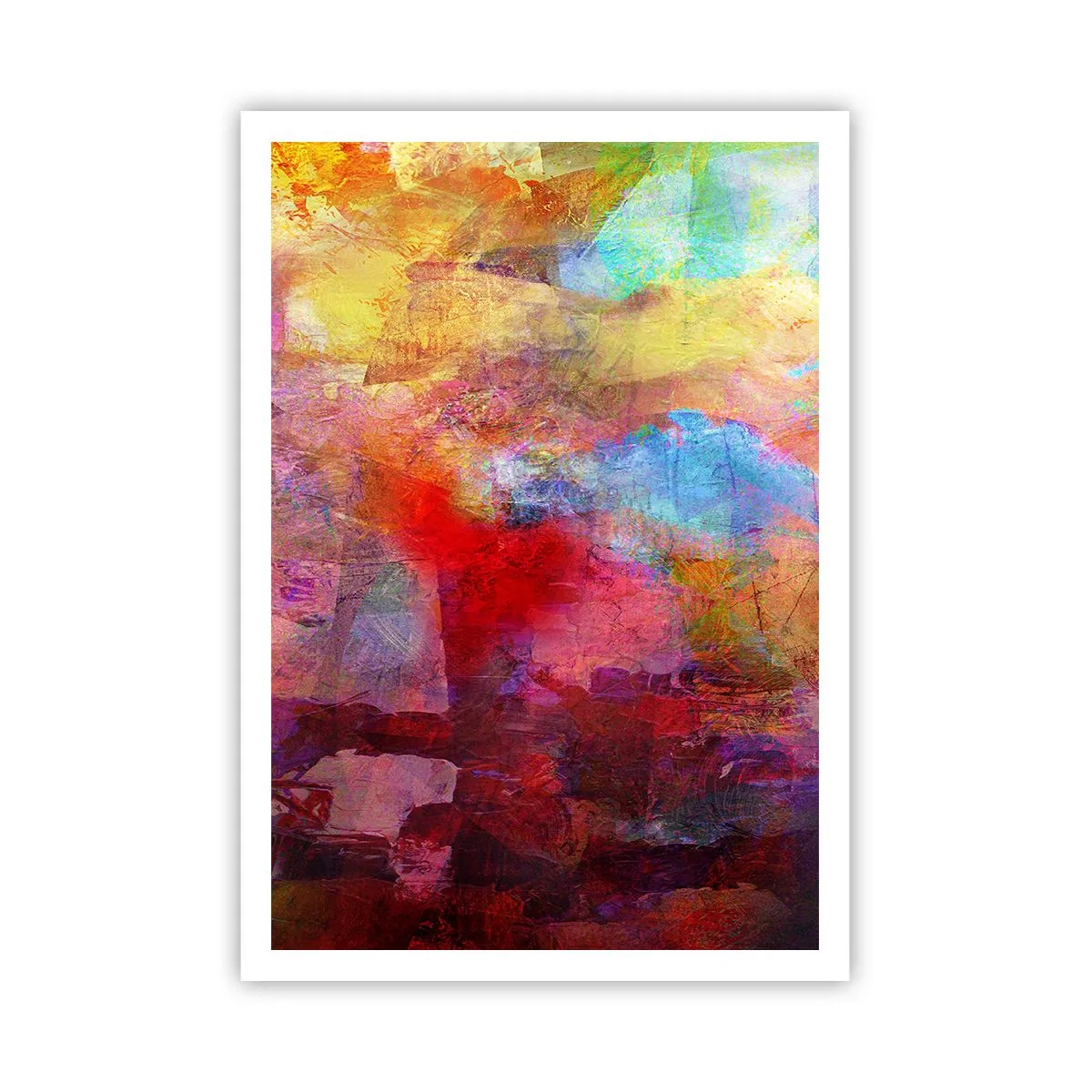 Poster - Schau in den Regenbogen - 70x100 cm