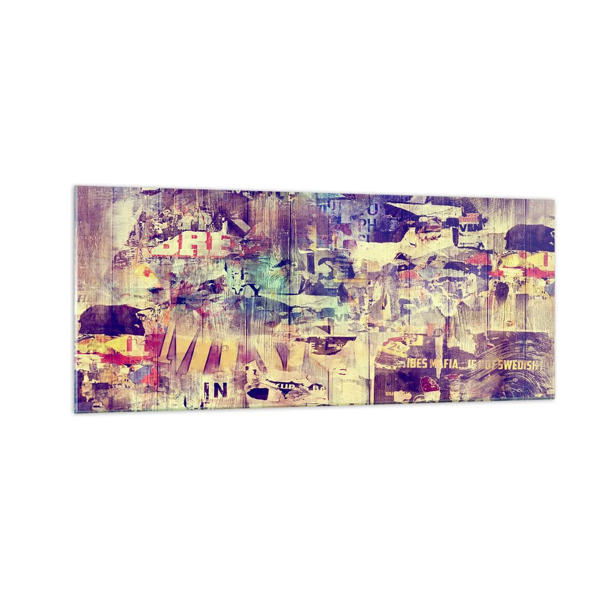 Glasbild - Bild auf glas - Und das ist alles, was es geben wird - 100x40 cm