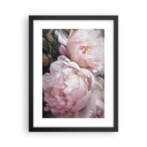 Poster in einem schwarzem Rahmen - In der Blüte angehalten - 30x40 cm