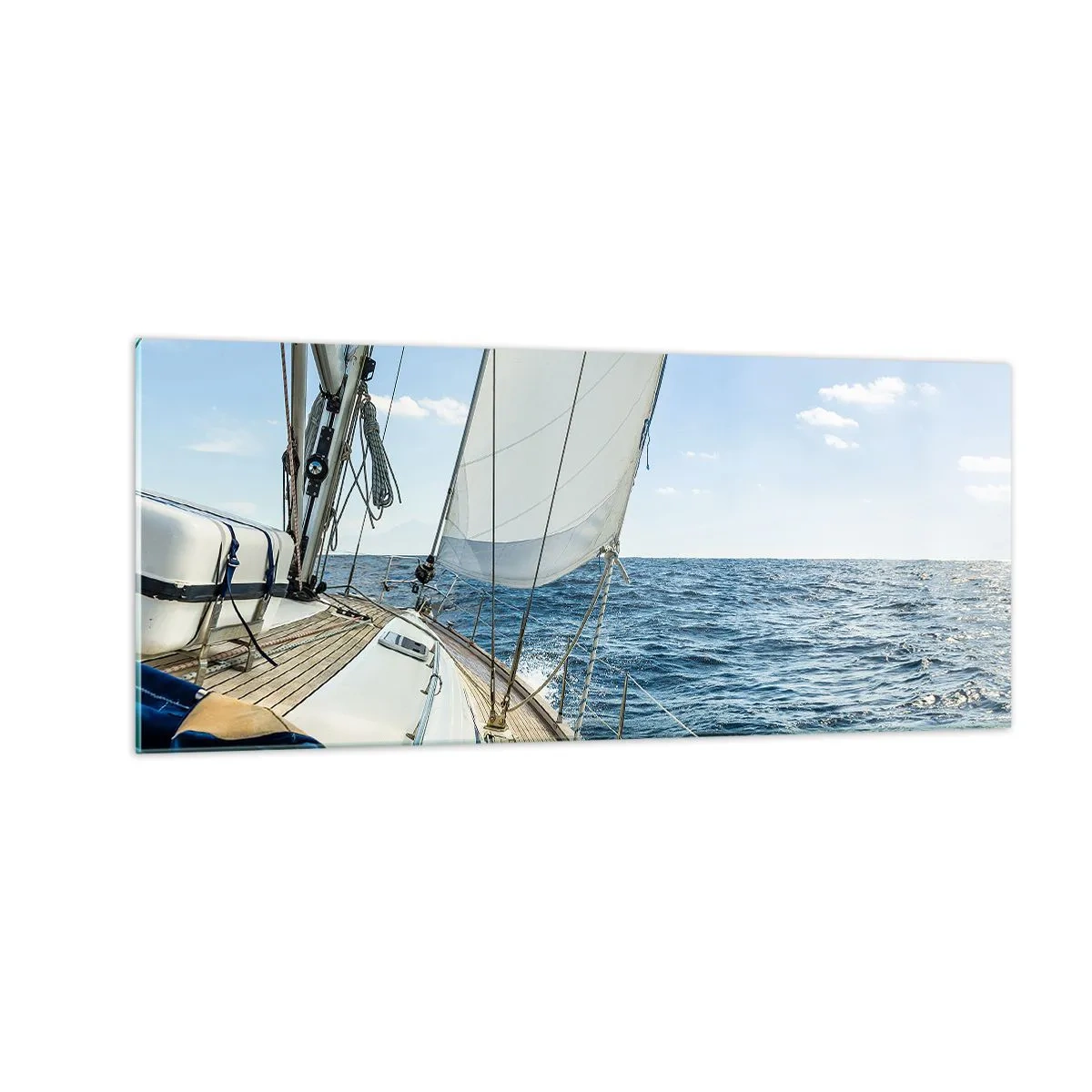 Glasbild - Bild auf glas - Ahoi, Abenteuer - 100x40 cm
