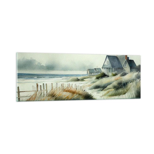 Glasbild - Bild auf glas - Abseits vom Trubel - 90x30 cm