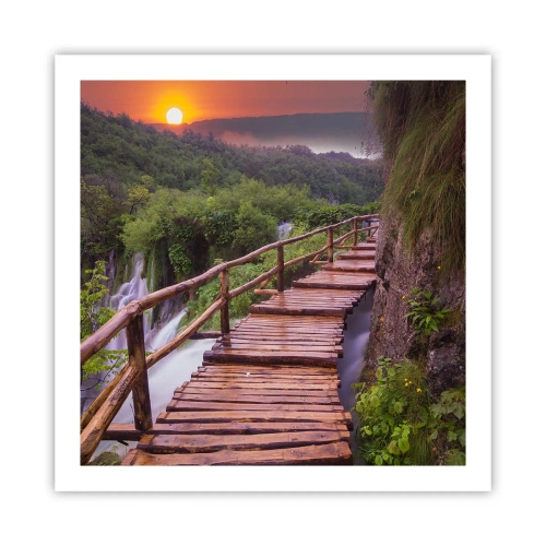 Poster - Schönheit jenseits des Glaubens - 60x60 cm