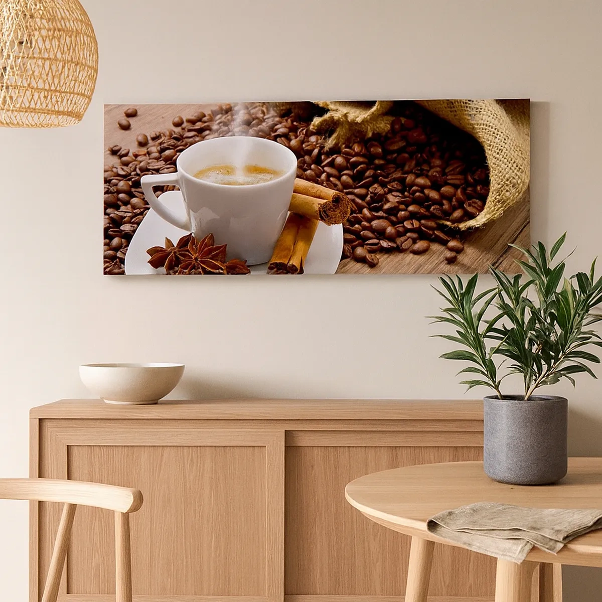 Bild auf Leinwand - Leinwandbild - Würziger Geschmack und Aroma - 30x30 cm