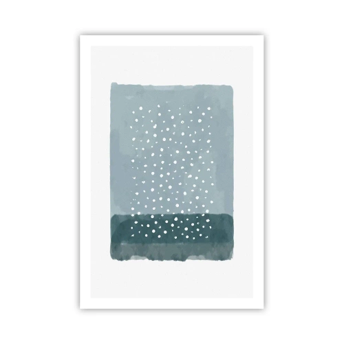 Poster - Auf Blau gewachsen - 61x91 cm