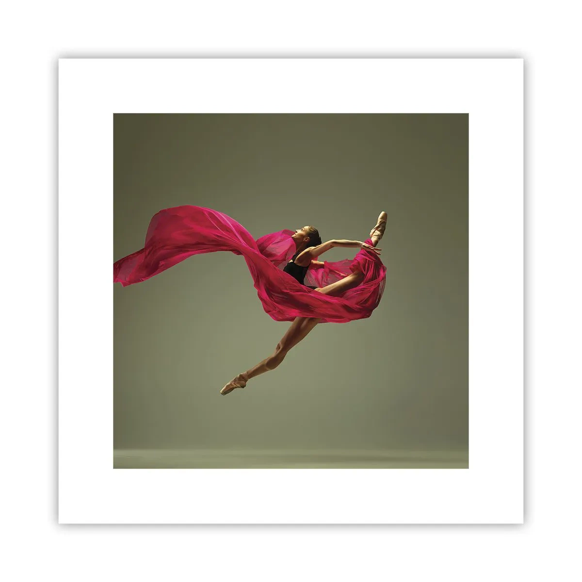 Poster - Tanzende Flamme - 30x30 cm