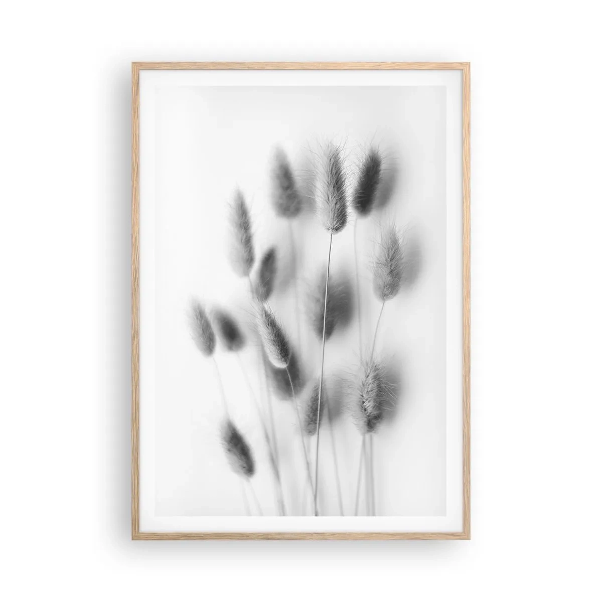 Poster in einem Rahmen aus heller Eiche - Eure flauschige Grashoheit - 70x100 cm