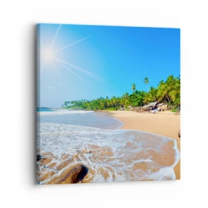 Bild auf Leinwand - Leinwandbild - Ein exotischer Ort für dich - 30x30 cm