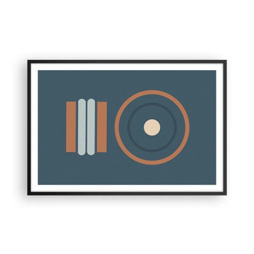 Poster in einem schwarzem Rahmen - Das Wesen der Dinge - 91x61 cm