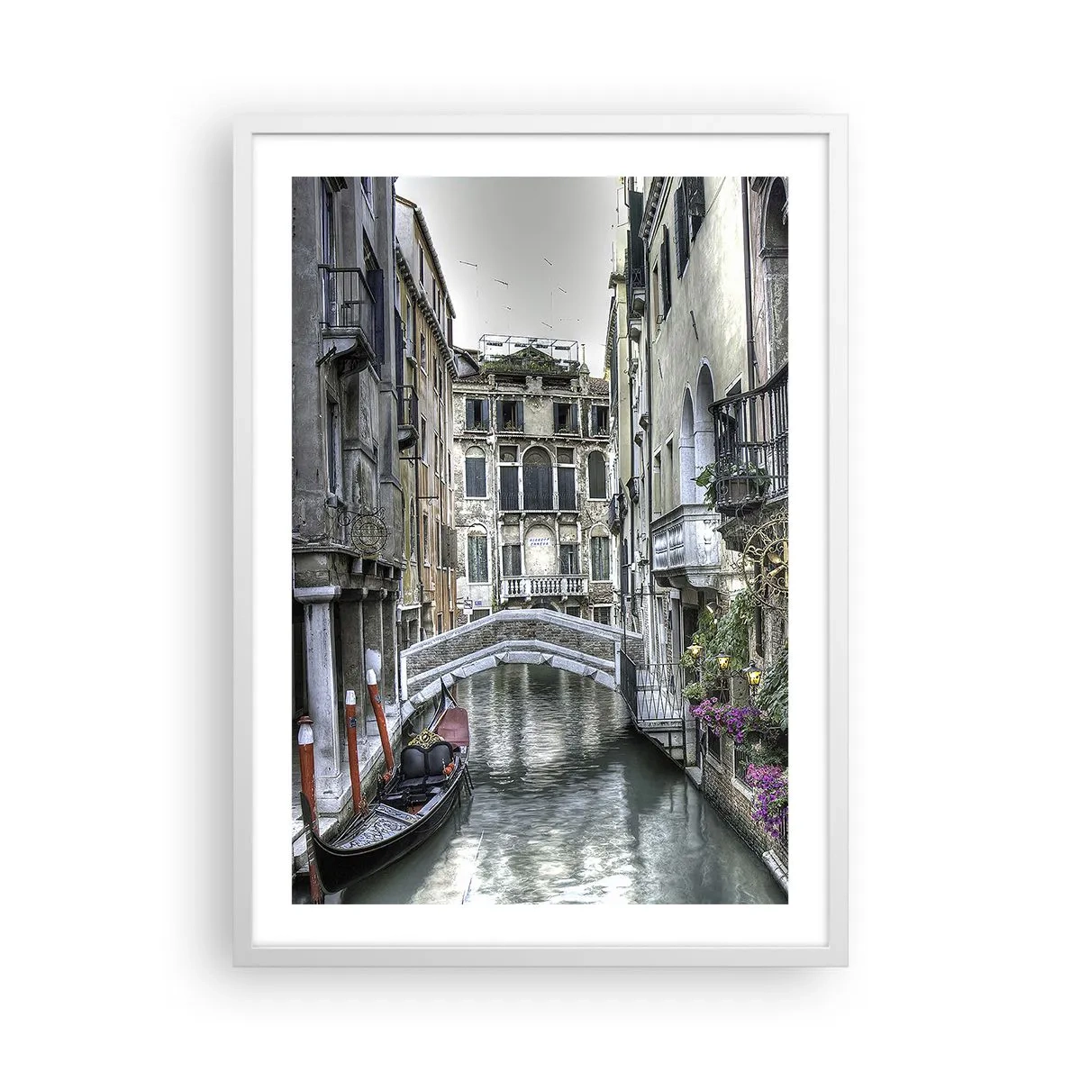 Poster in einem weißen Rahmen - Seit Jahrhunderten in stiller Besinnung - 50x70 cm