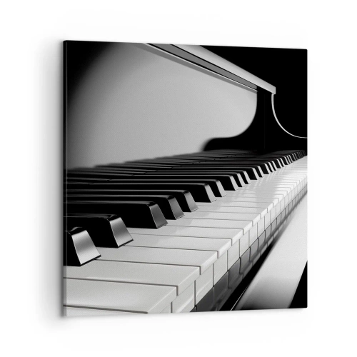 Bild auf Leinwand - Leinwandbild - Harmonie von Formen und Farben - 50x50 cm