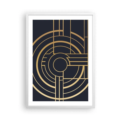 Poster in einem weißen Rahmen - Wendungen der Dinge - 50x70 cm