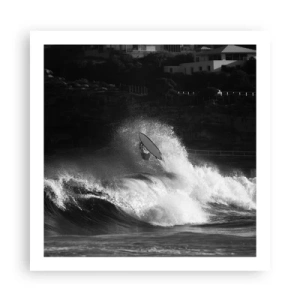 Poster - Herausforderung angenommen! - 60x60 cm