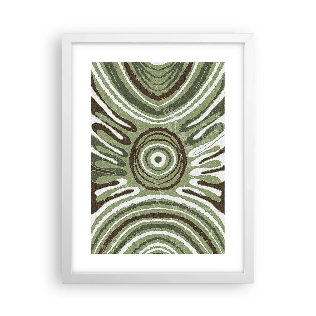 Poster in einem weißen Rahmen - Explosion von Emotionen - 30x40 cm