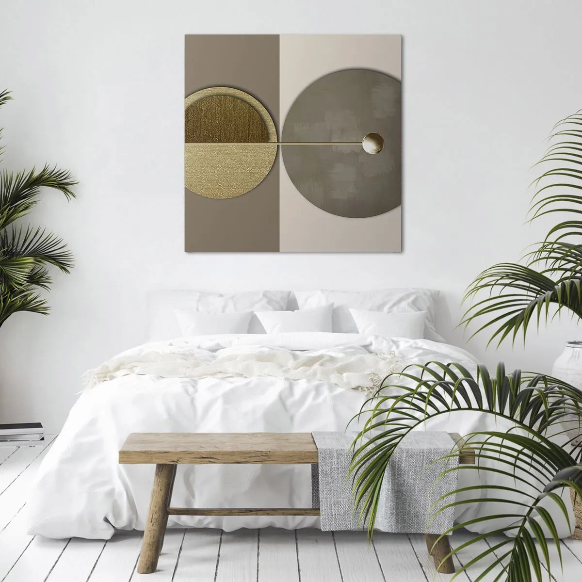 Bild auf Leinwand - Leinwandbild - Perfekte Balance - 40x40 cm