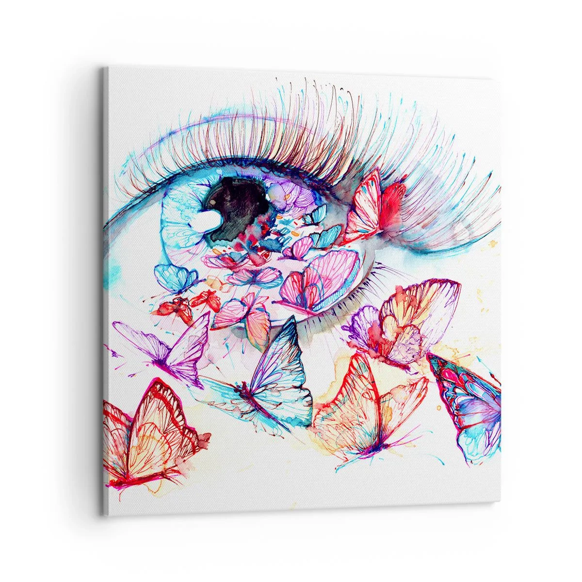 Bild auf Leinwand - Leinwandbild - Märchenhafter Augenzauber - 60x60 cm