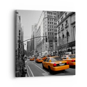 Bild auf Leinwand - Leinwandbild - Sonnen der Großstadt - 40x40 cm