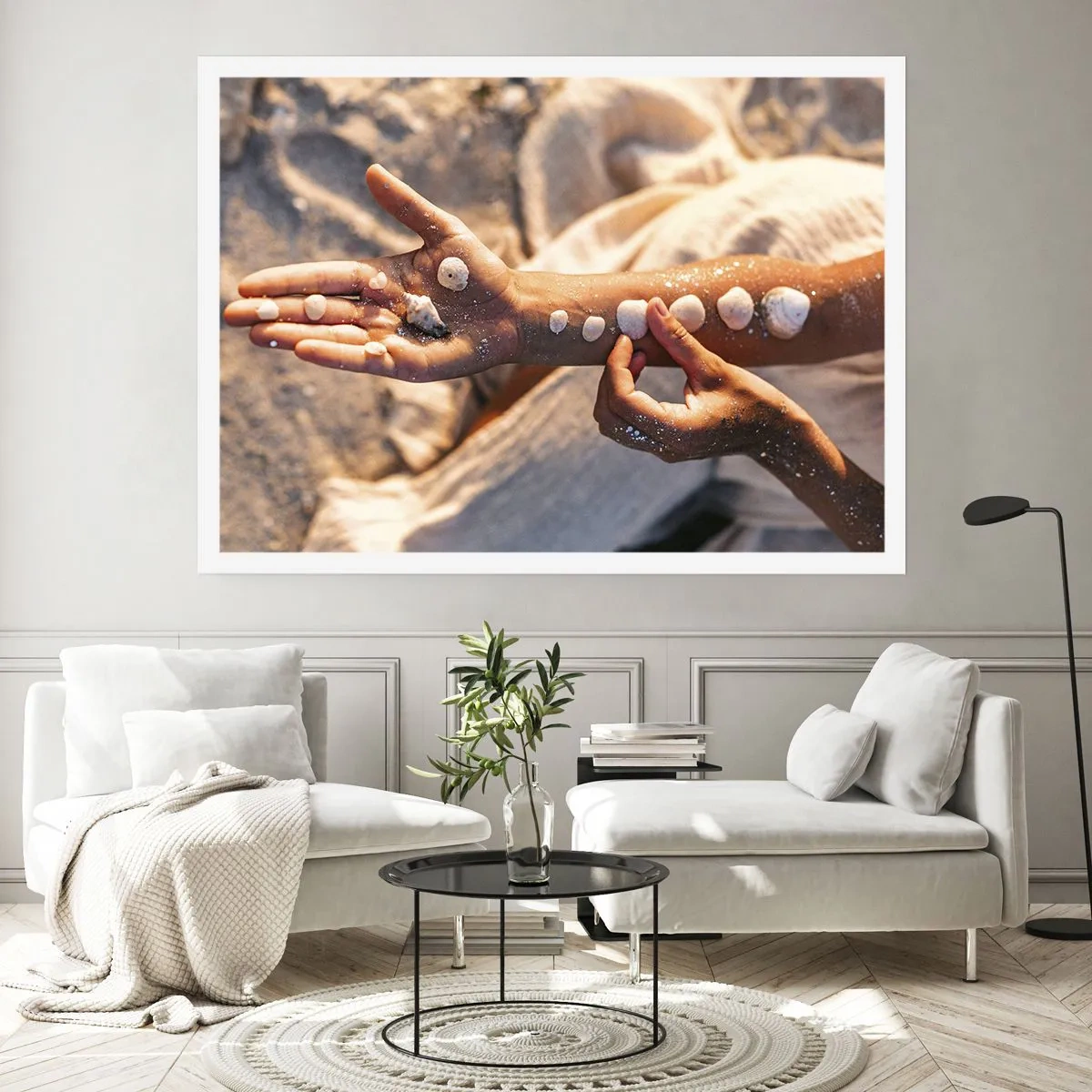 Poster - Schönheit an Ihren Fingerspitzen - 91x61 cm