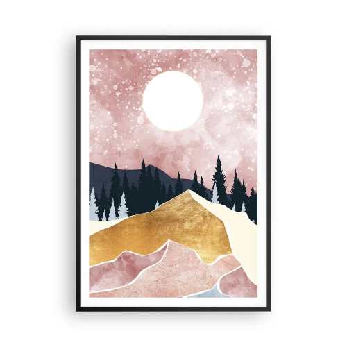 Poster in einem schwarzem Rahmen - Nachtwache - 70x100 cm