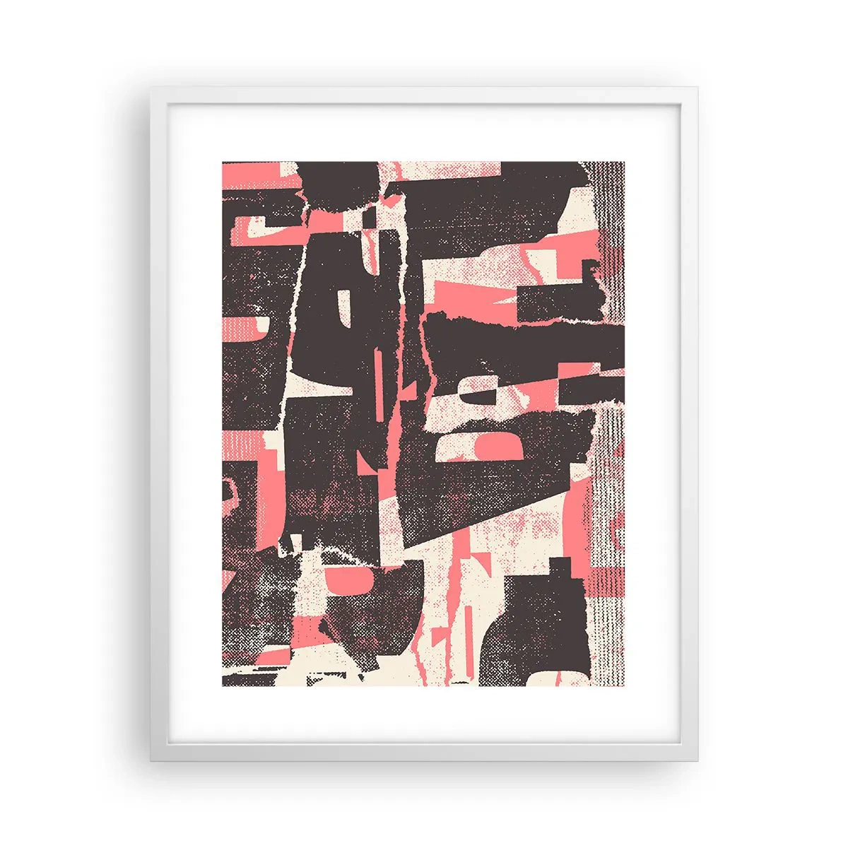 Poster in einem weißen Rahmen - All dieser Lärm - 40x50 cm