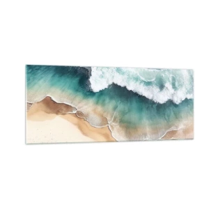 Glasbild - Bild auf glas - Das ewige Treffen - 100x40 cm