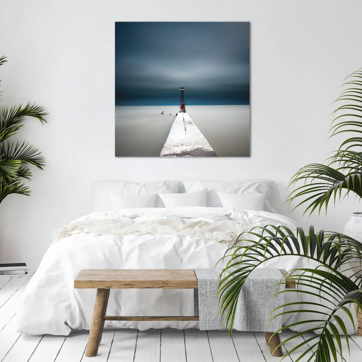 Bild auf Leinwand - Leinwandbild - Um der Weite zu begegnen - 70x70 cm
