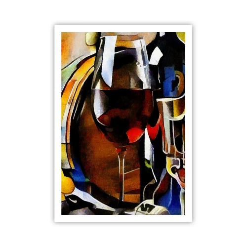 Poster - Und die Welt nimmt Farben an - 70x100 cm