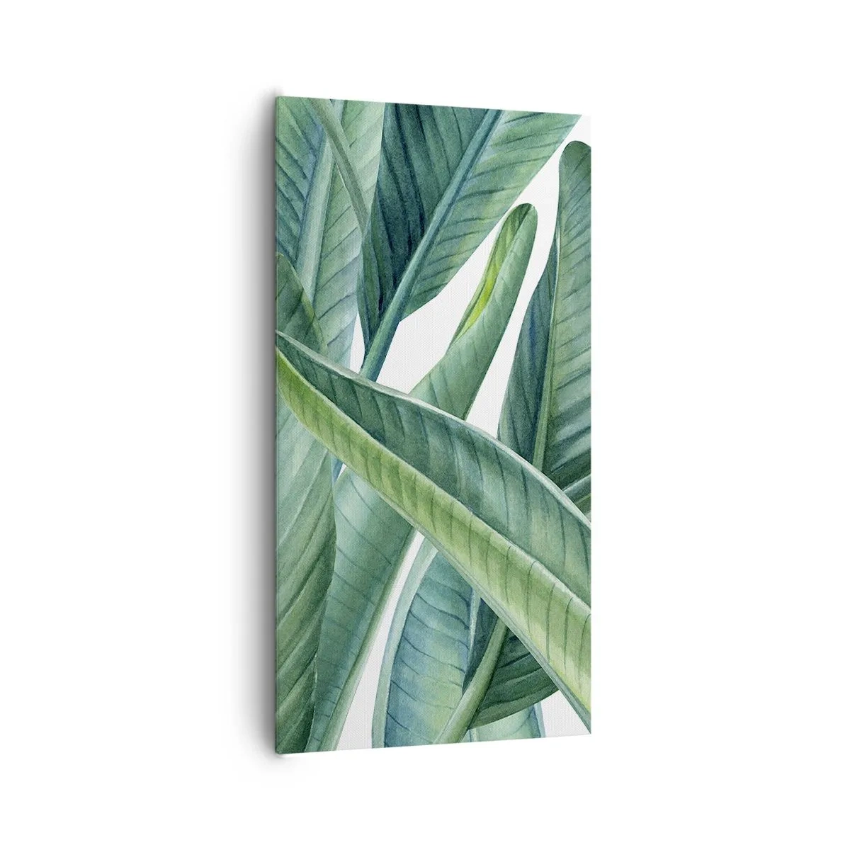 Bild auf Leinwand - Leinwandbild - An und für sich Grün - 65x120 cm