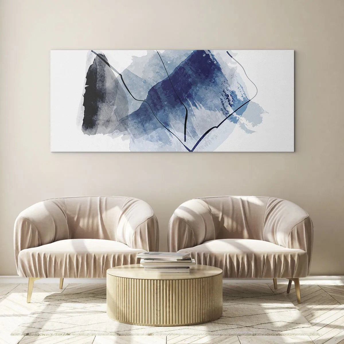 Glasbild - Bild auf glas - Eisberg - 100x40 cm