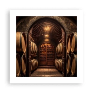 Poster - Stimmungsvoller Keller - 40x40 cm