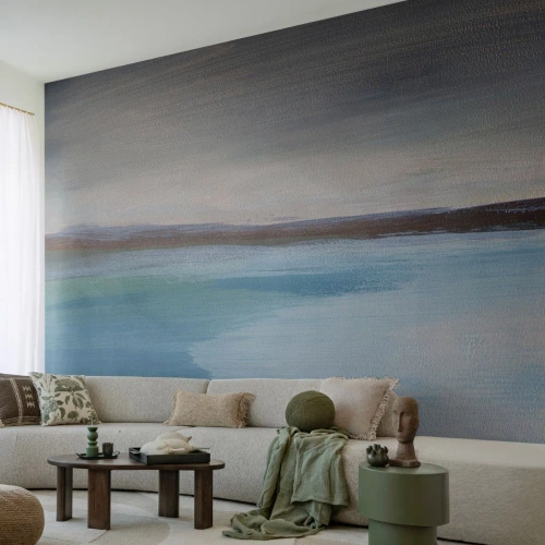 Fototapete Premium Canvas - Horizontale Landschaft - Meer, Stück, Strand - 250x175 cm