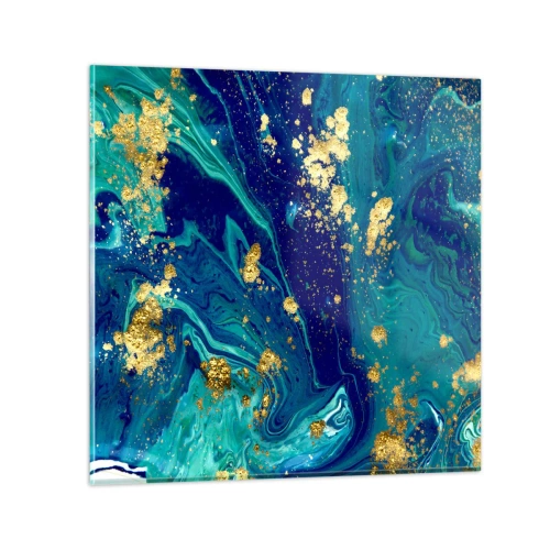 Glasbild - Bild auf glas - Die Blütenblätter der Sonne - 50x50 cm