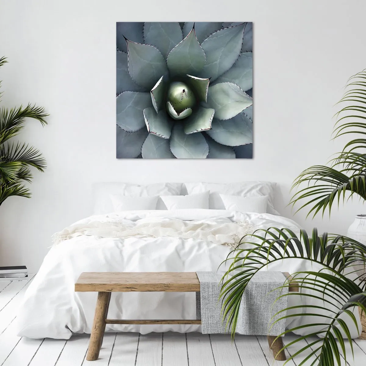 Bild auf Leinwand - Leinwandbild - Es lockt an und warnt - 30x30 cm