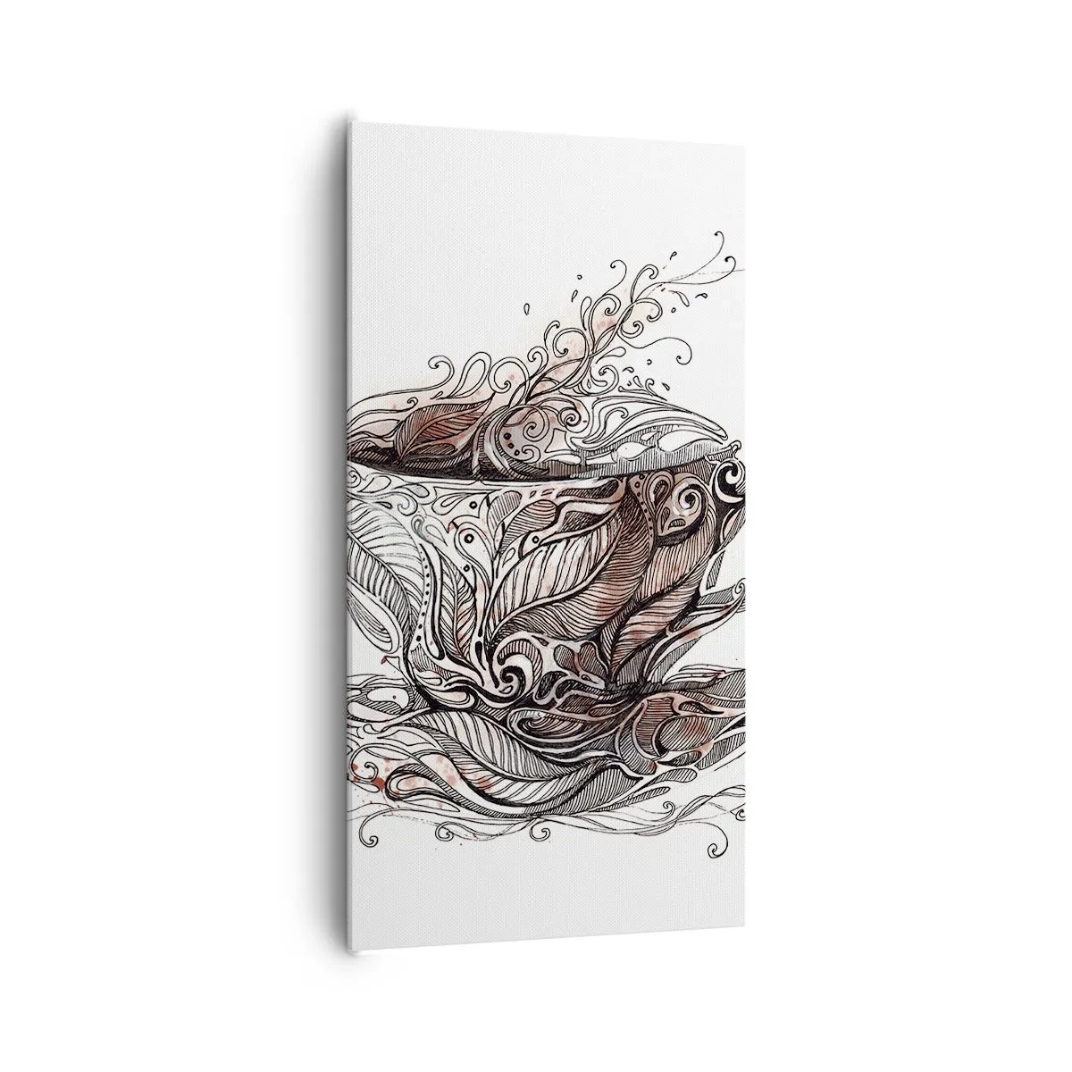 Bild auf Leinwand - Leinwandbild - Tee für alles - 65x120 cm