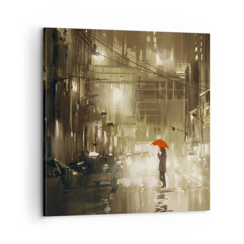 Bild auf Leinwand - Leinwandbild - Allein aber nicht einsam - 60x60 cm