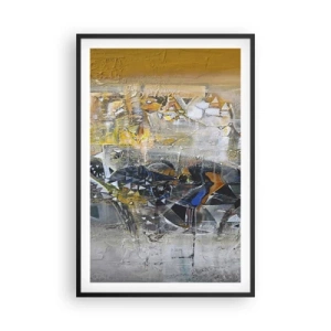 Poster in einem schwarzem Rahmen - Alles wird gut - 61x91 cm