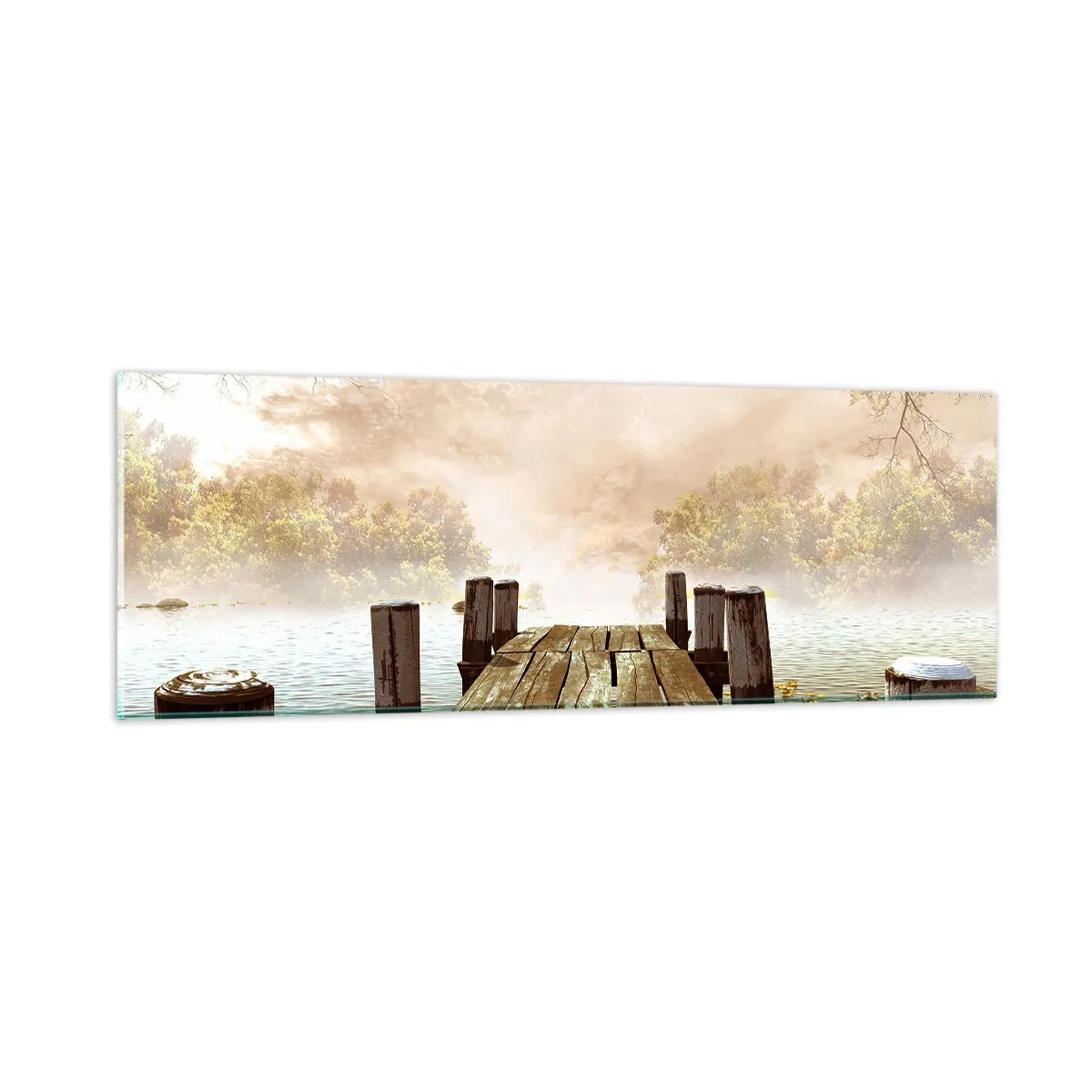 Glasbild - Bild auf glas - Die milde Traurigkeit des Herbstes - 90x30 cm