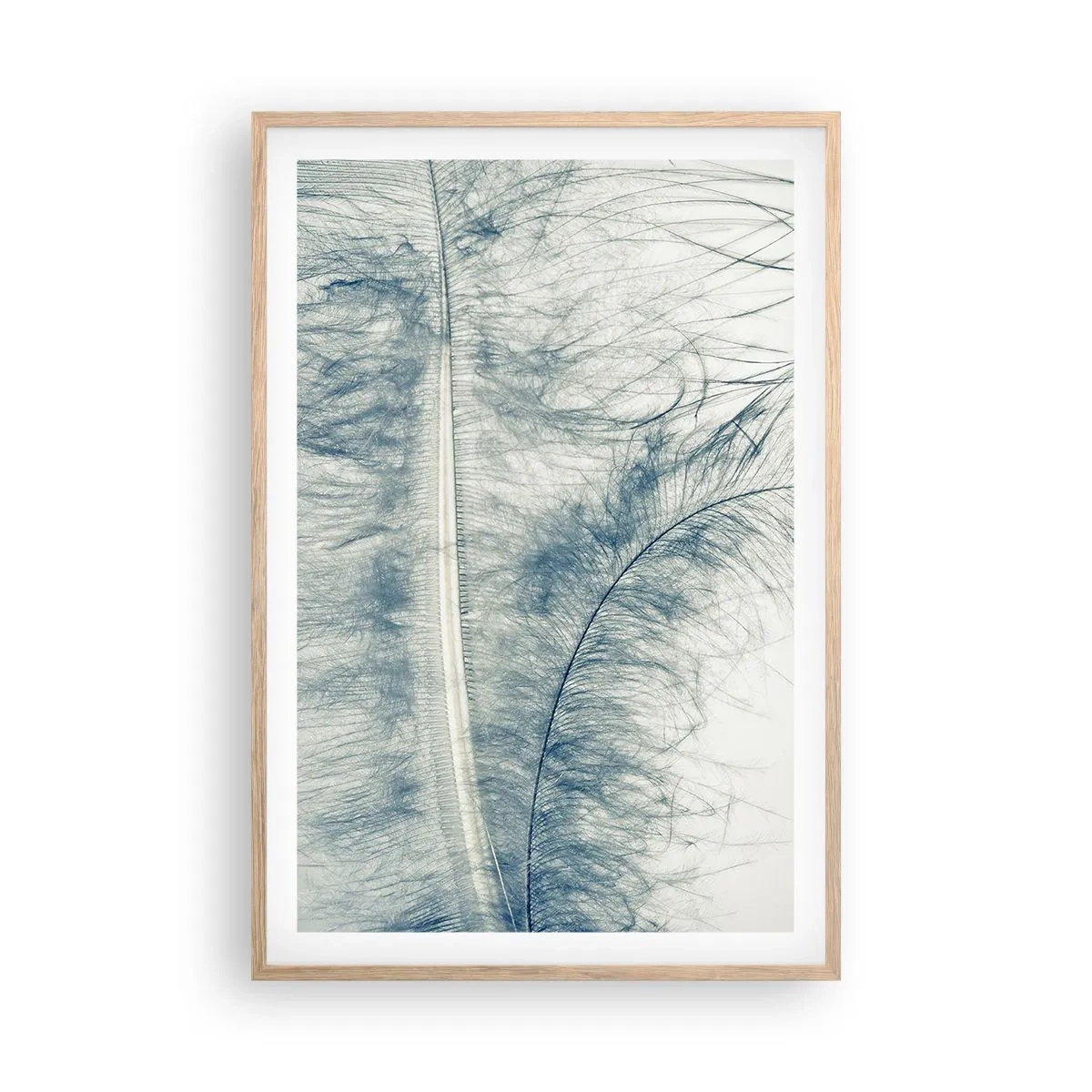 Poster in einem Rahmen aus heller Eiche - Flüstern der Natur - 61x91 cm