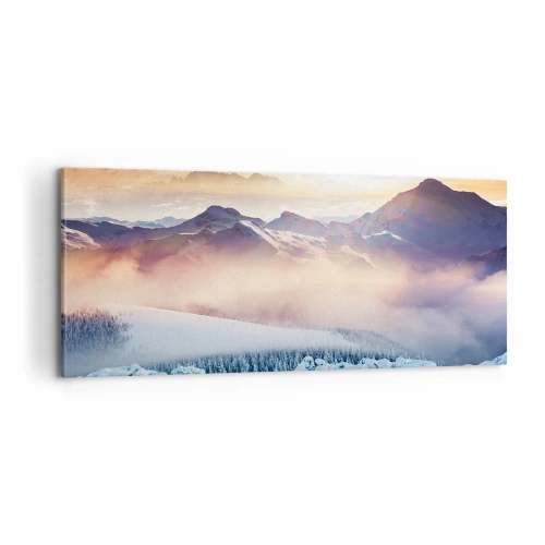 Bild auf Leinwand - Leinwandbild - Die Kraft und Reinheit der Natur - 100x40 cm
