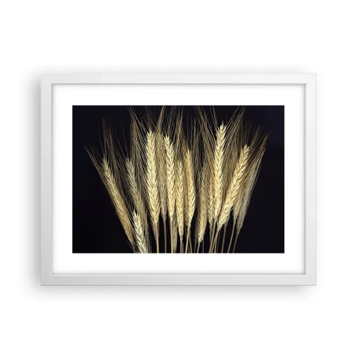 Poster in einem weißen Rahmen - Rustikale Magie - 40x30 cm