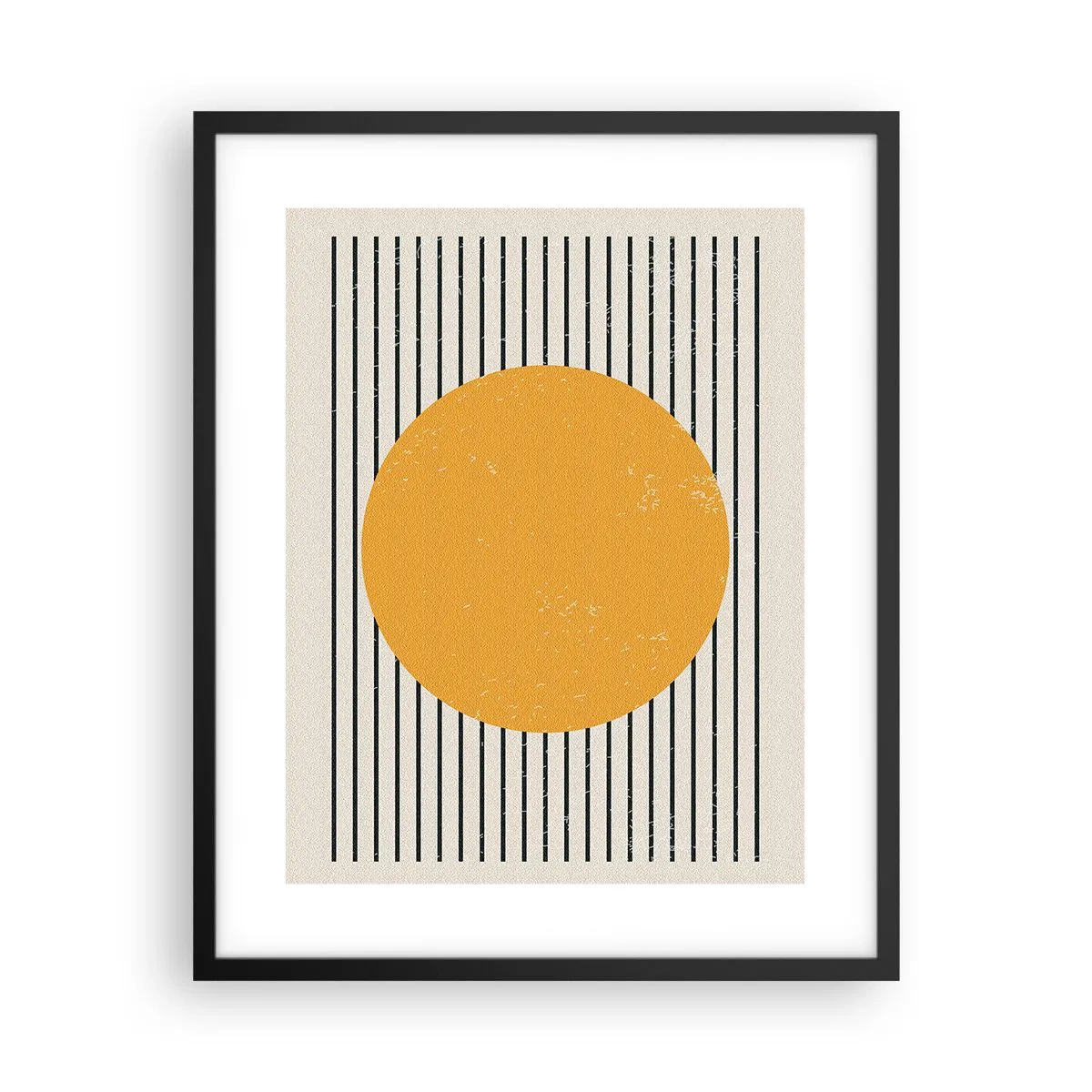 Poster in einem schwarzem Rahmen - Die Kraft der Einfachheit - 40x50 cm