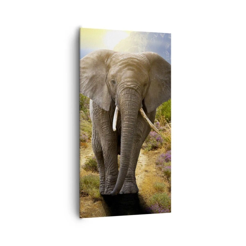 Bild auf Leinwand - Leinwandbild - So sah Eden aus - 65x120 cm