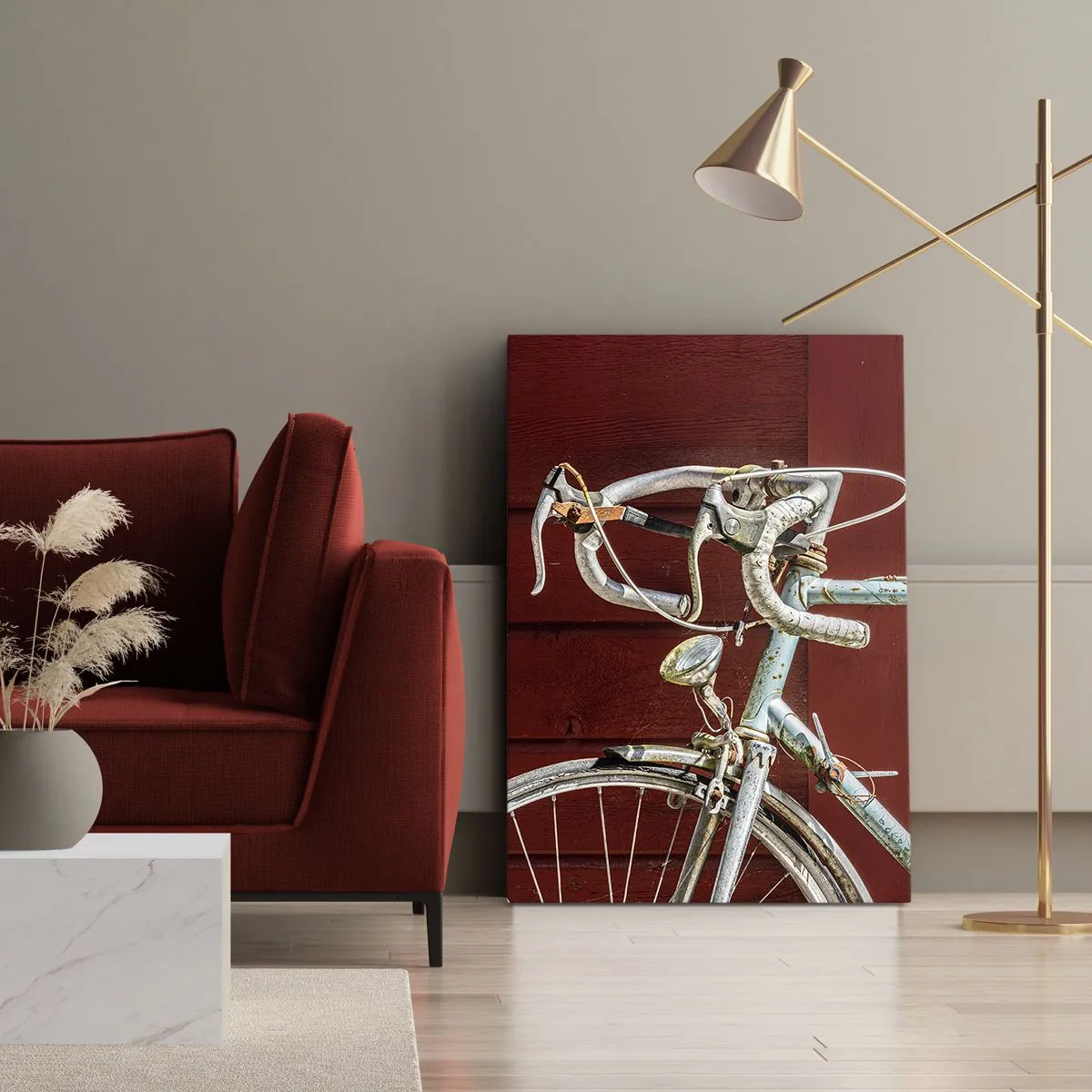 Bild auf Leinwand - Leinwandbild - Geschaffen um zu siegen - 45x80 cm