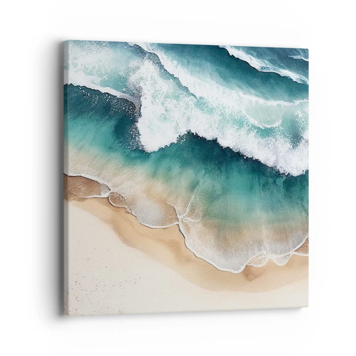 Bild auf Leinwand - Leinwandbild - Das ewige Treffen - 40x40 cm