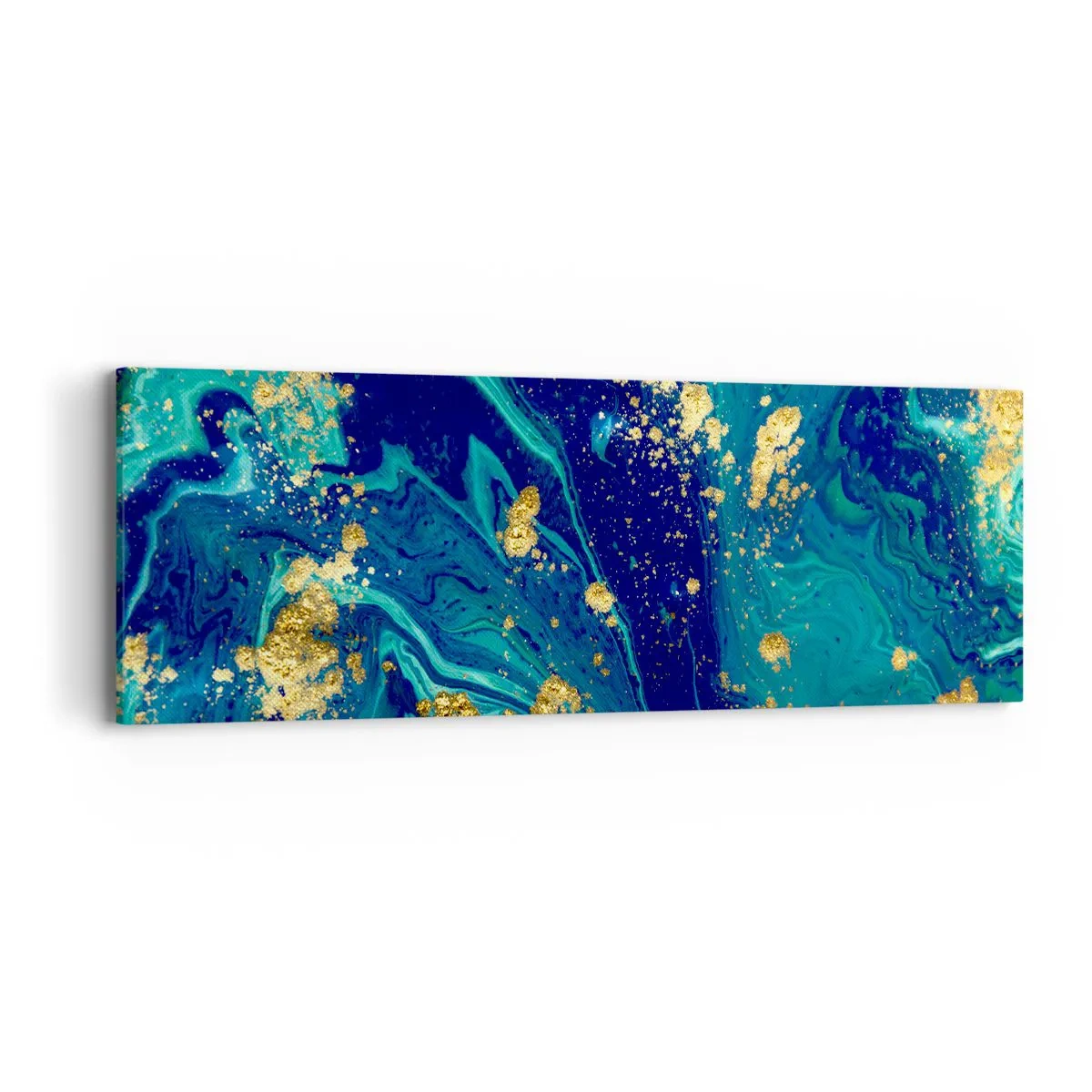 Bild auf Leinwand - Leinwandbild - Die Blütenblätter der Sonne - 90x30 cm