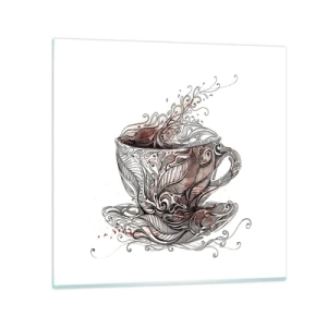 Glasbild - Bild auf glas - Tee für alles - 30x30 cm