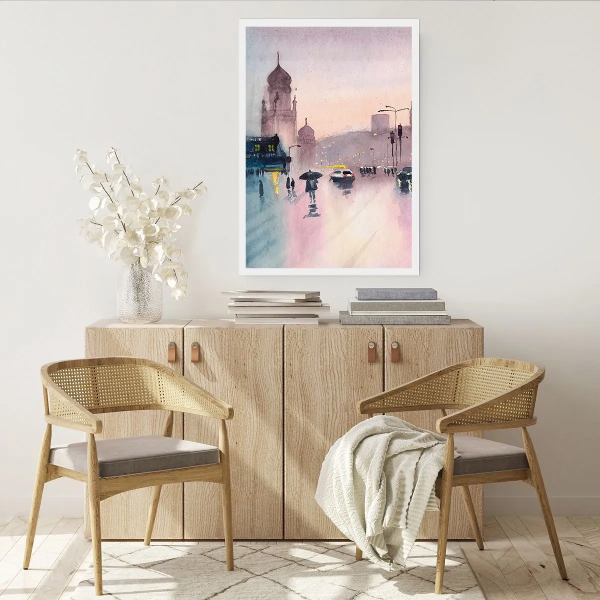 Poster - Im regnerischen Dunst - 30x40 cm