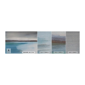 Fototapeten Muster Premium Canvas - Horizontale Landschaft - Meer, Stück, Strand - 100x30 cm