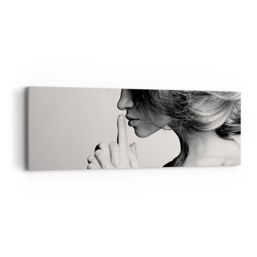 Bild auf Leinwand - Leinwandbild - Auf sich selbst hören - 90x30 cm