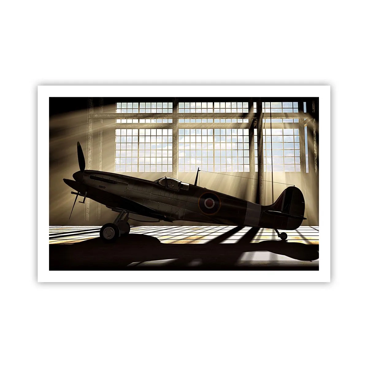 Poster - Die Ruhe eines Kriegers - 91x61 cm